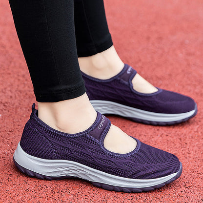 Damen Sportpumps Leicht Bequem Elastisch