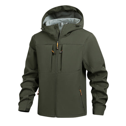 Herren Outdoor-Jacke Wasserabweisend Mit Vielen Taschen