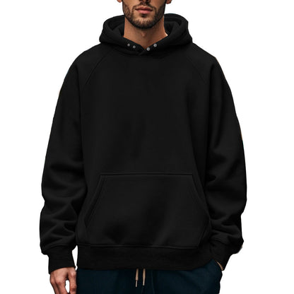 Herren Kapuzenpullover Großes Modell Weich Baumwolle