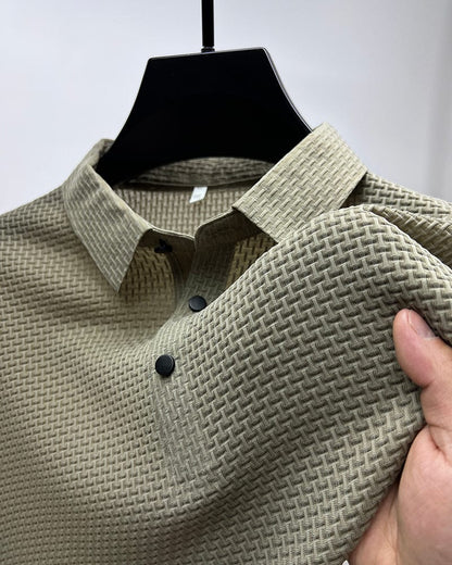 Herren Poloshirt atmungsaktiv Mesh Qualität
