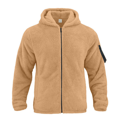 Herren Fleece Pullover Kapuzenpulli Weich Warm