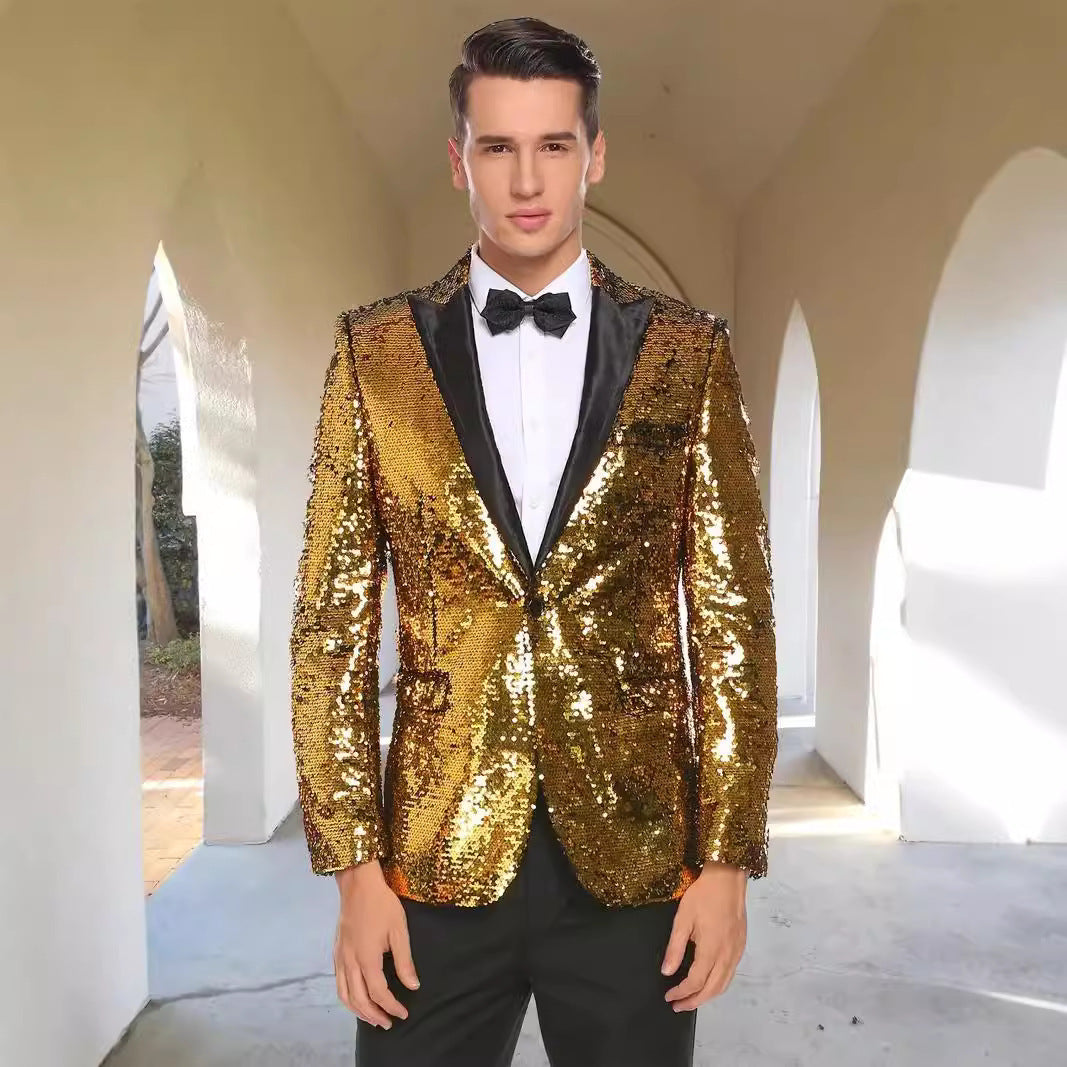 Herren Smoking Blazer Glitzernd Modern - BerlinGlamour