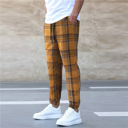 Herren Flanellhose Bequem Mit Seitentaschen Elastisch