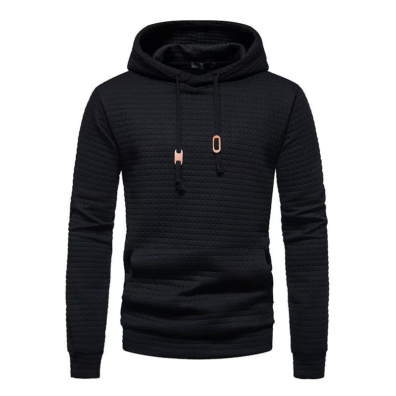 Herren Hoodie Modern Strukturiert Trendig