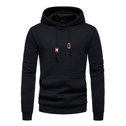 Herren Hoodie Modern Strukturiert Trendig