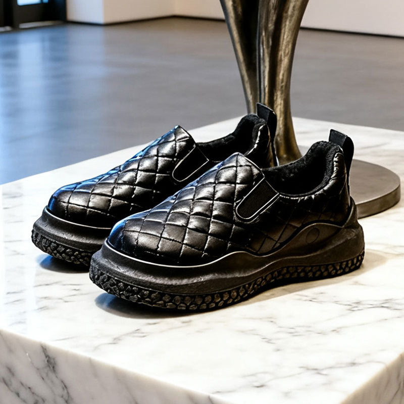 Damen Sneaker Warm gefüttert Elastisch Bequem