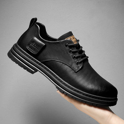 Damen Schnürschuhe Robust Leder Schuhe Heidi Stil