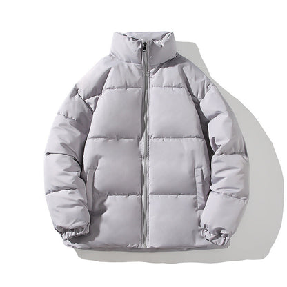 Herren Steppjacke Isoliert Warm mit Hochkragen Elastisch
