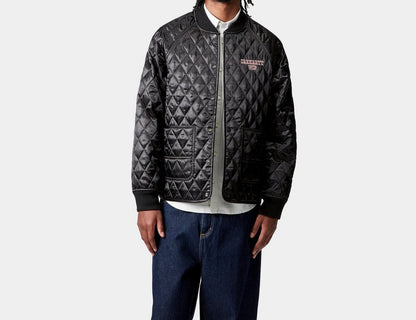 Herren Steppjacke Baumwolle Warm mit Reißverschluss