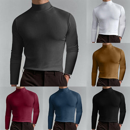 Herren Langarm T-Shirt Elegantes Casual Oberteil - BerlinGlamour