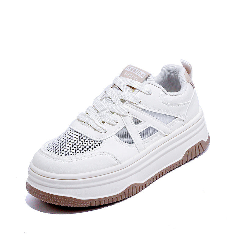 Damen Sneaker Hochsohle Modisch Chic