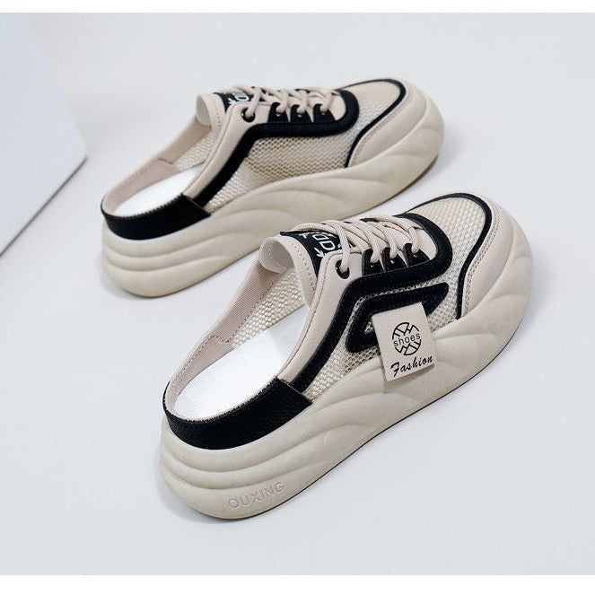 Damen Sneaker Leicht Modisch Weiße Schuhe