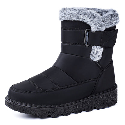 Damen Winterstiefel Warm Gefüttert Rutschfest Verstellbar