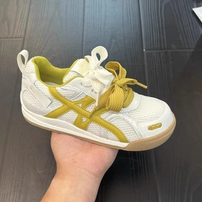 Damen Sneaker Sport Mesh Atmungsaktiv Schnell Schnüren