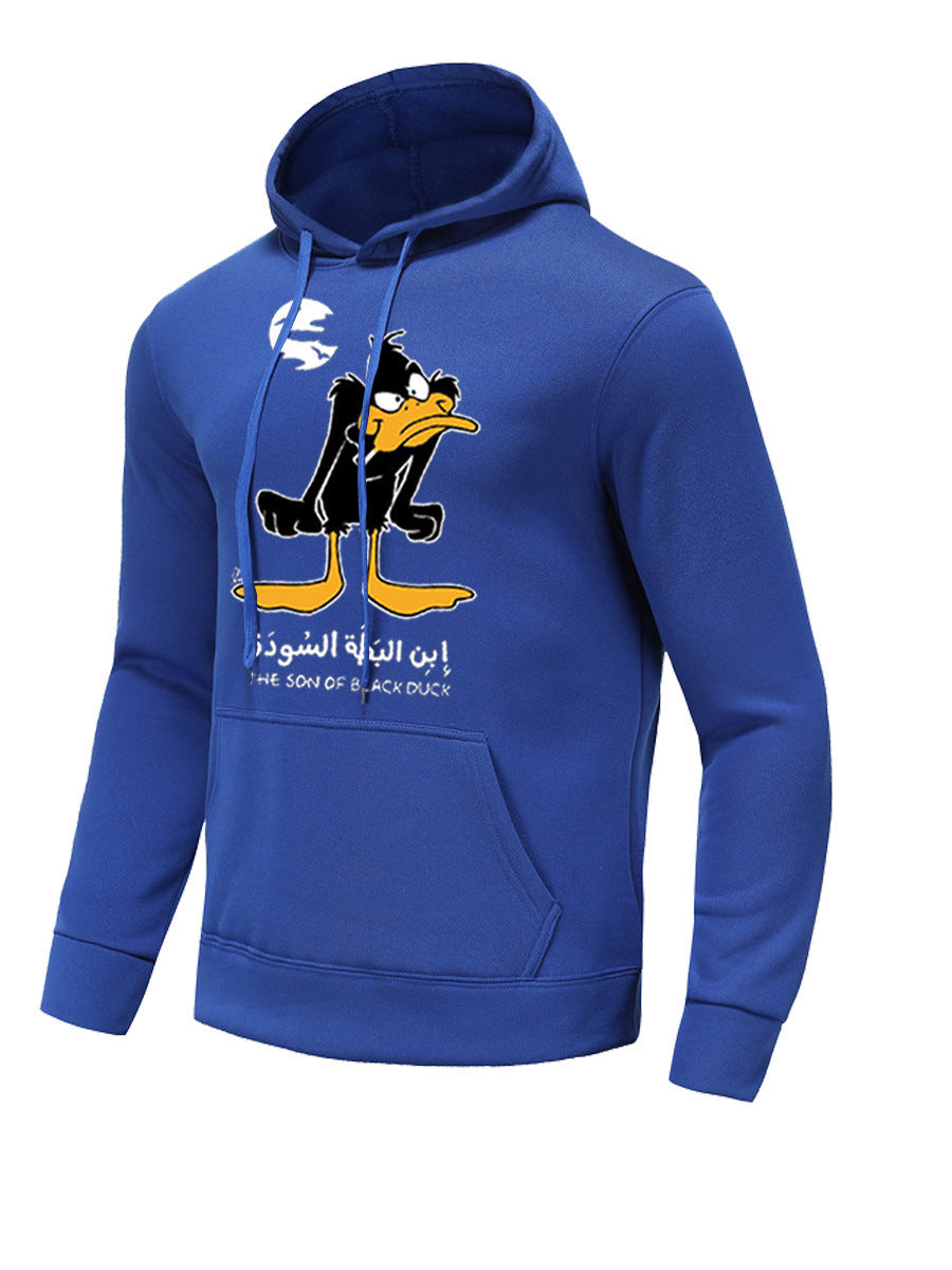 Männer Kapuzenpullover Cartoon Motiv Berlin Cool