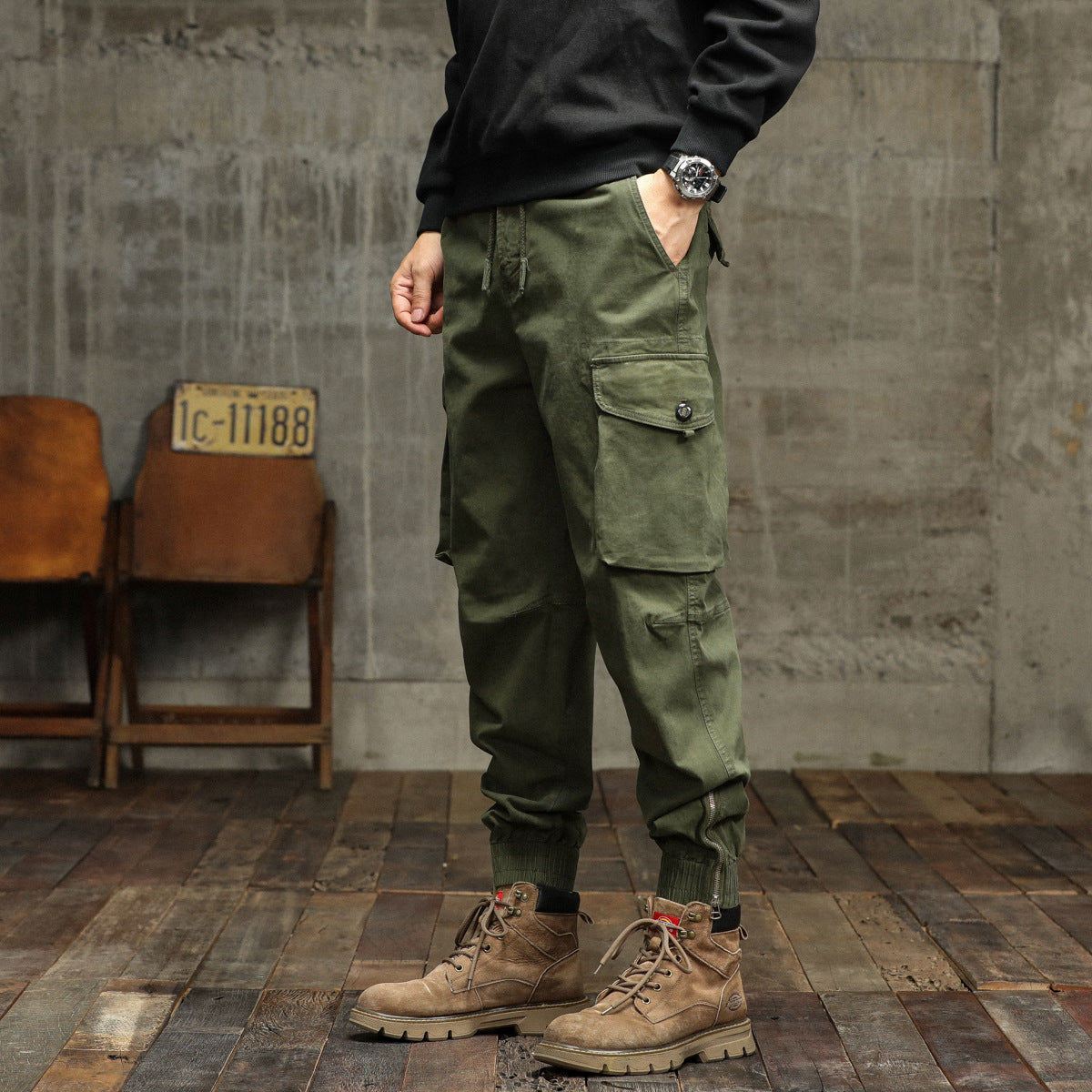Herren Cargo-Hose atmungsaktiv Multifunktional