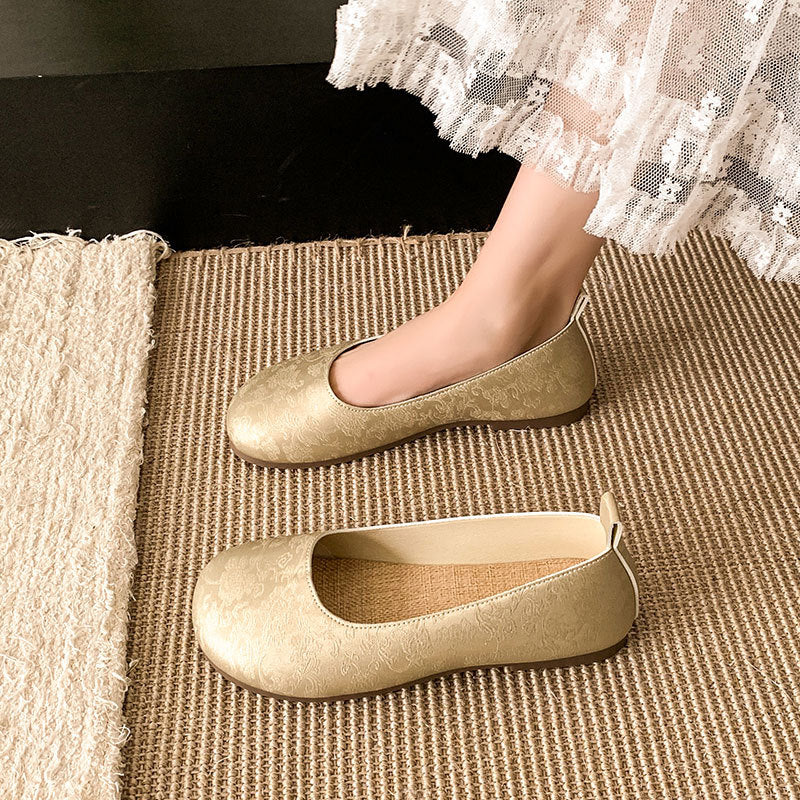 Damen Ballerinas Komfortabel Zeitlos Elegant - BerlinGlamour