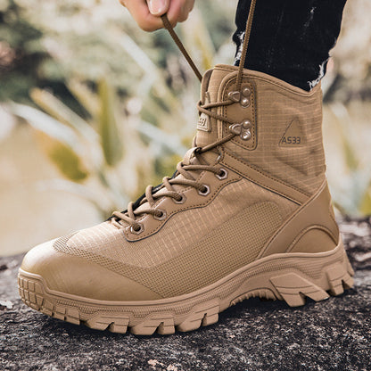 Herren Wanderstiefel atmungsaktiv rutschfest Outdoor Schuhe