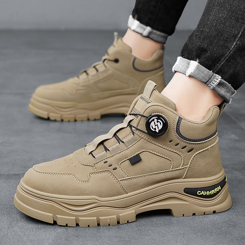 Damen Sneaker Outdoor Hoch Rutschfest Wasserdicht