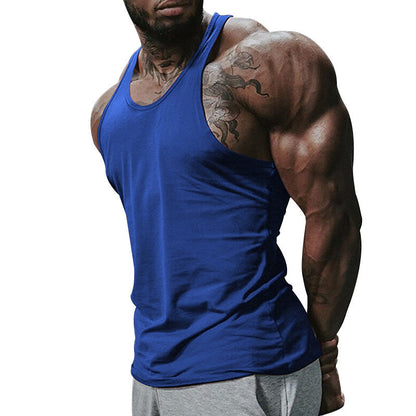 Herren Fitness Tanktop Atmungsaktiv Leicht Racerback