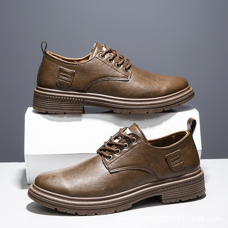 Damen Lederschuhe Elegantes Design Rutschfest Schwarze Schuhe