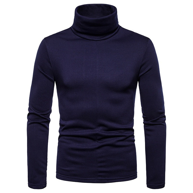 Herren Rollkragenpullover Weiches Strickmaterial Modern