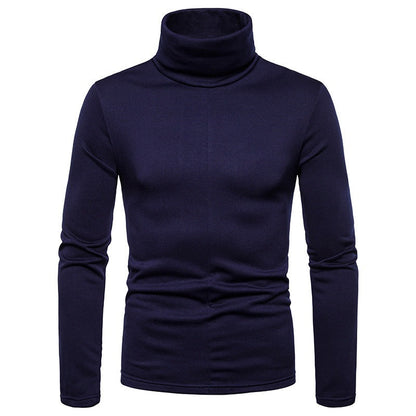 Herren Rollkragenpullover Weiches Strickmaterial Modern