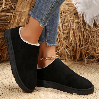 Damen Slipper Weich Kunstfell Rutschfest Warm