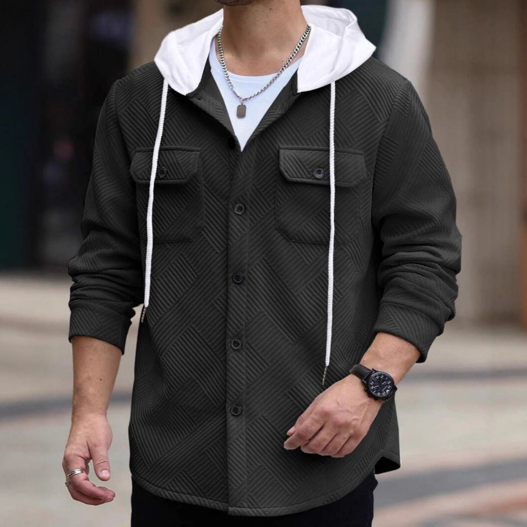 Herren Kapuzenjacke Lässig Mit Taschen Sportlich