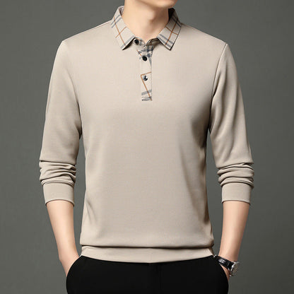 Herren Poloshirt Modern Strukturiert Kragen Qualität