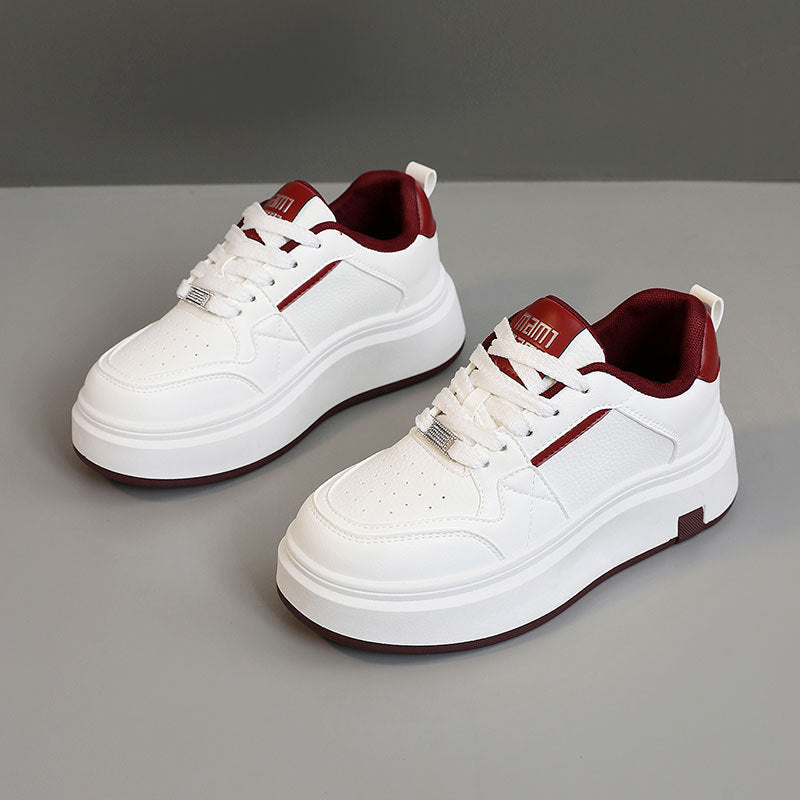 Damen Sneaker Plateau Schuhe Komfortabel Modisch