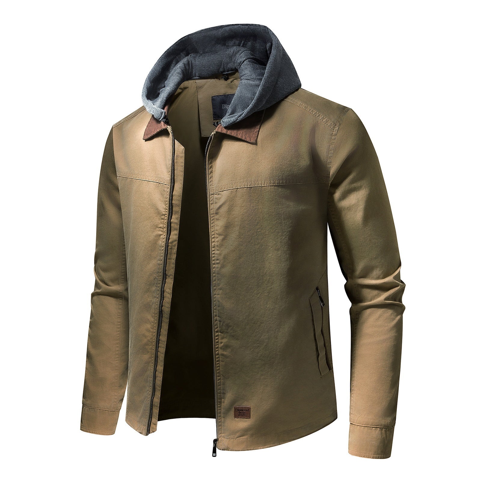 Herren Outdoor-Jacke mit abnehmbarer Kapuze Funktionell - BerlinGlamour