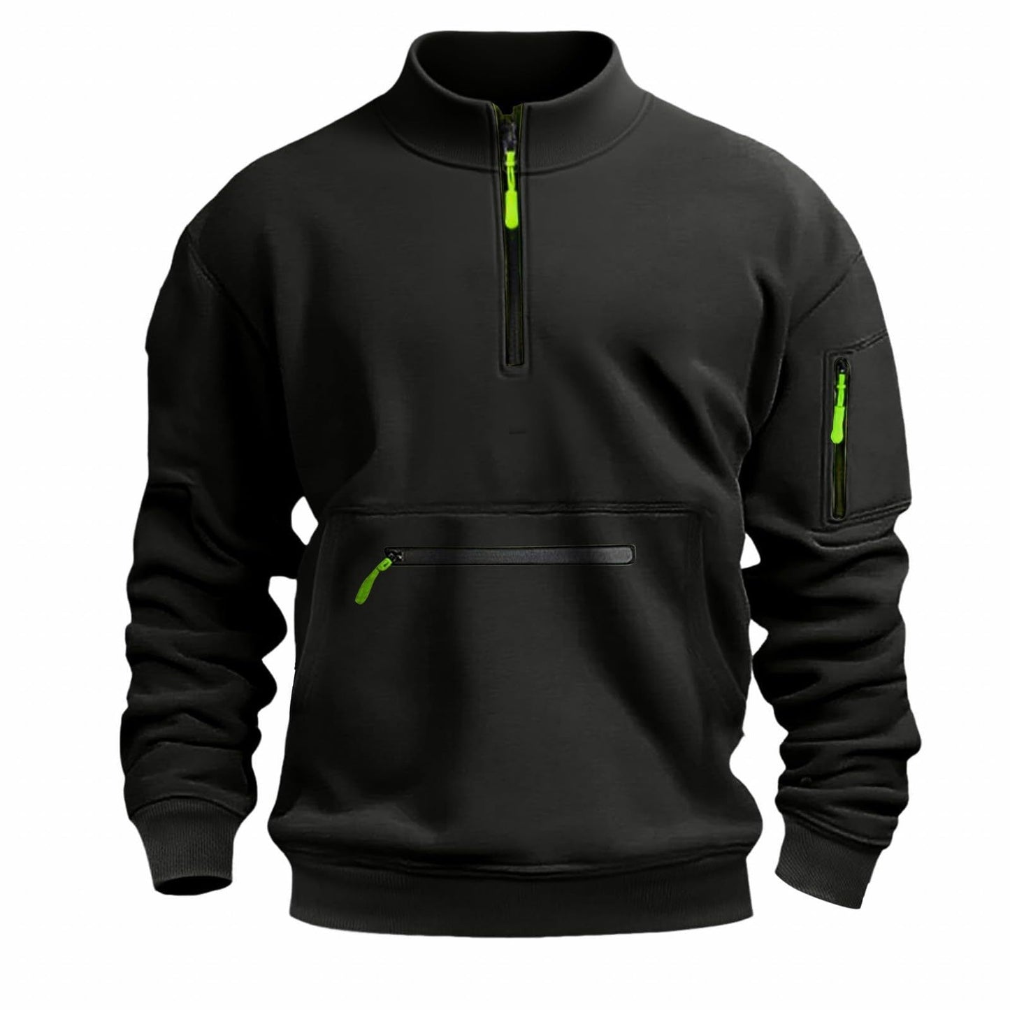 Funktionales Herren Sweatshirt Reißverschluss Modern