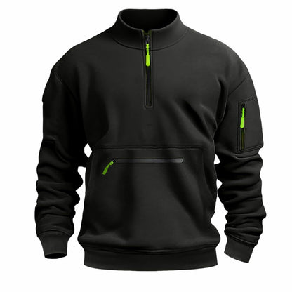 Funktionales Herren Sweatshirt Reißverschluss Modern