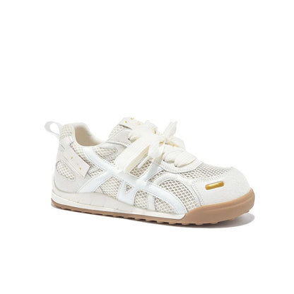 Damen Sneaker Atmungsaktiv Mesh Freizeitschuhe Sportlich