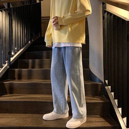 Herren Cargo-Hose Bequem Weite Beine Elastisch