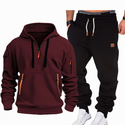 Herren Jogginganzug Bequem Sportlich Modern