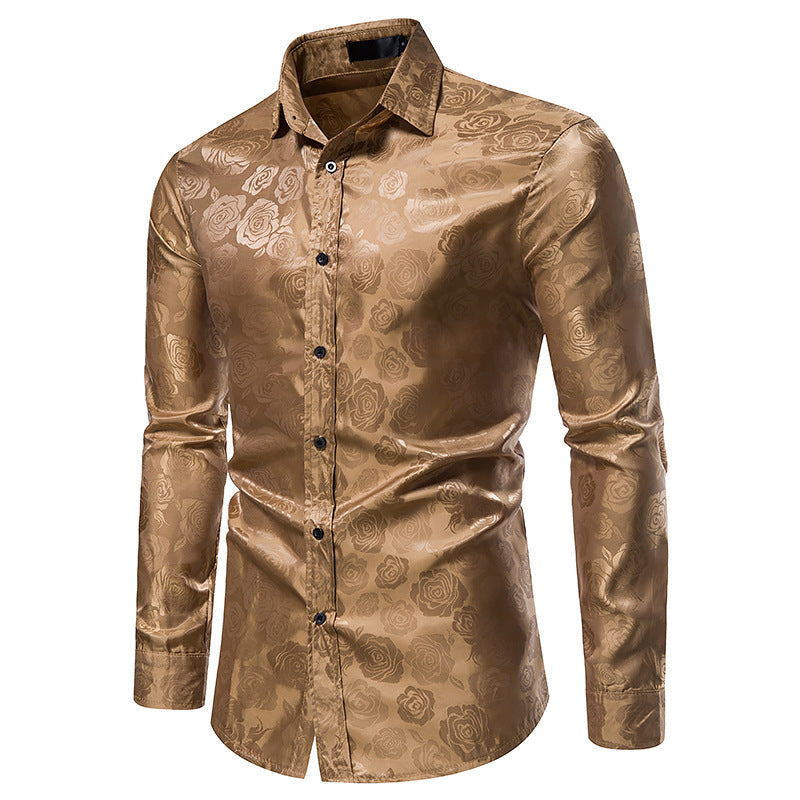 Herren Hemd Floral Elegant Glanz Berlin