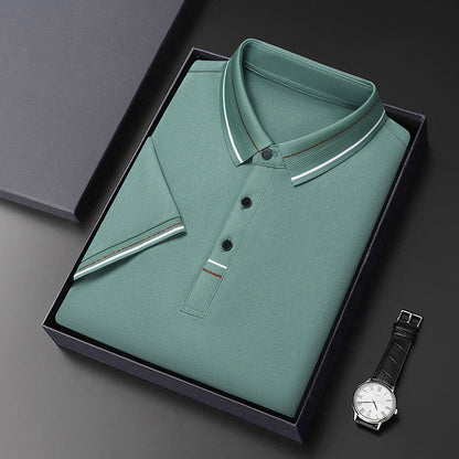 Herren Polohemd Modern Strukturiert Elegantes Design