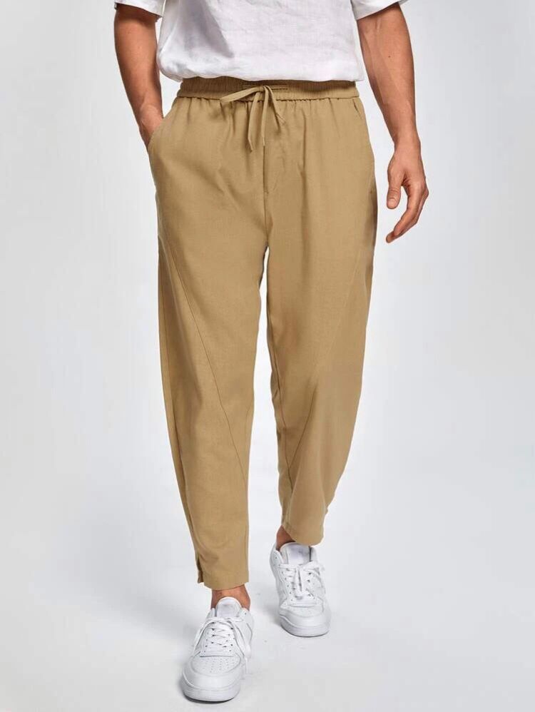 Herren Freizeithose Lässig Mit Kordelzug Bequem
