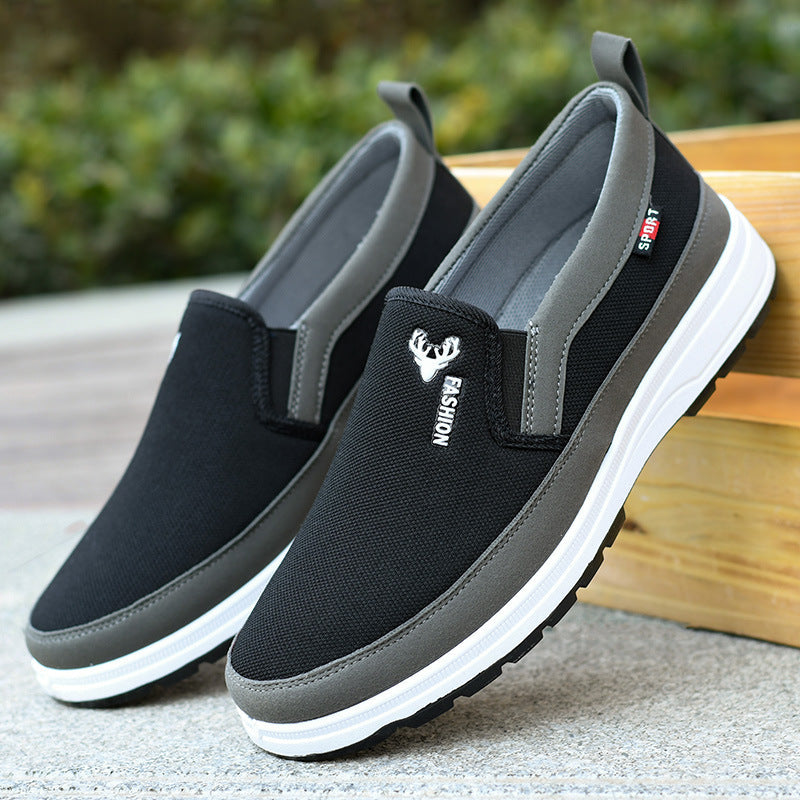 Damen Slip-On Schuhe Bequem Elastisch Breit