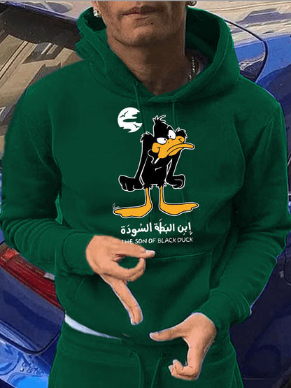 Männer Kapuzenpullover Cartoon Motiv Berlin Cool