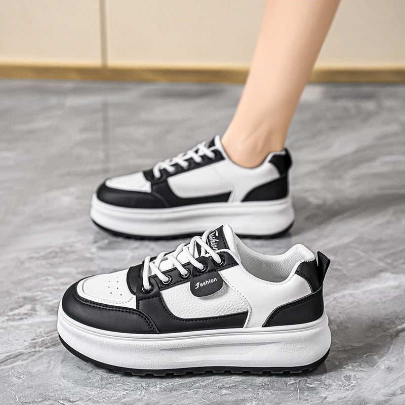 Damen Sneaker Sportlich Plattform Bequem Laufschuhe
