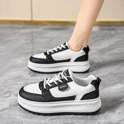 Damen Sneaker Sportlich Plattform Bequem Laufschuhe