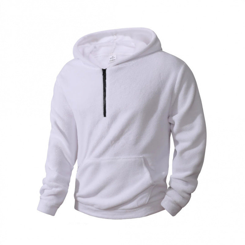 Herren Fleece Pullover Kapuzenpullover Langarm Warm - BerlinGlamour