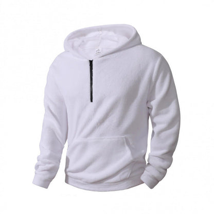 Herren Fleece Pullover Kapuzenpullover Langarm Warm - BerlinGlamour