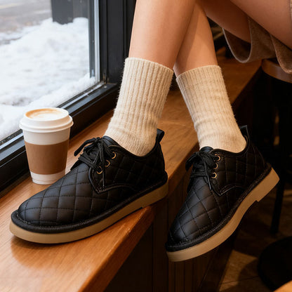 Damen Sneaker Bequem Isoliert Gesteppt Winter