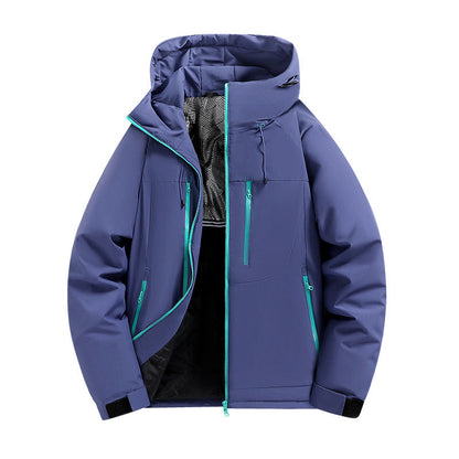 Herren Funktionsjacke Wasserdicht Winddicht Modern