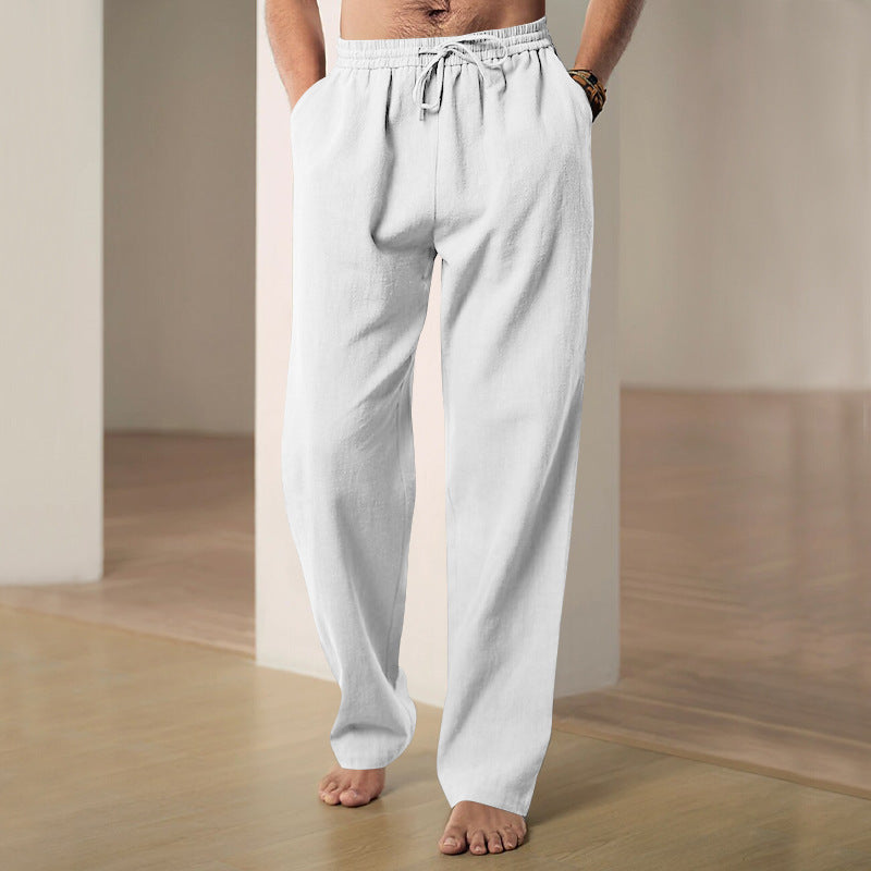 Herren Freizeithose Elastisch Bequem Mit Seiten-Taschen