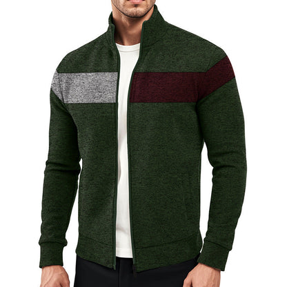 Herren Freizeitjacke Sportlich Farbblockiert Modern
